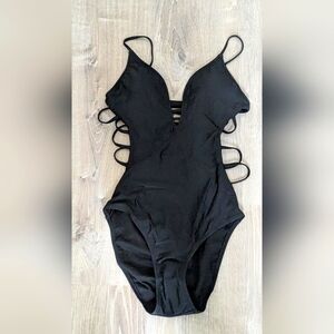 Express Black 1 piece swimsuit L